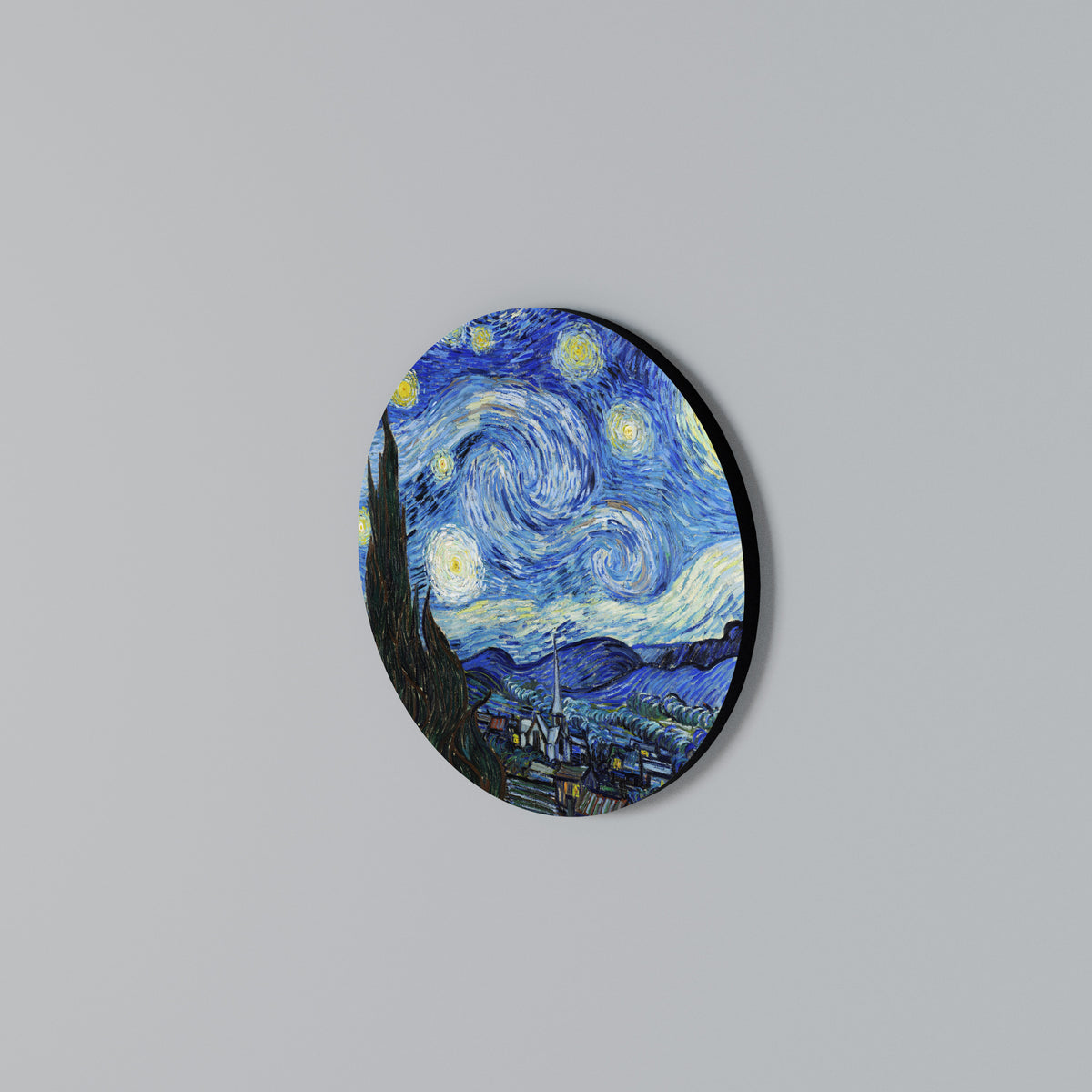 STARRY NIGHT Arte de pared redondo