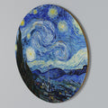 STARRY NIGHT Arte de pared redondo