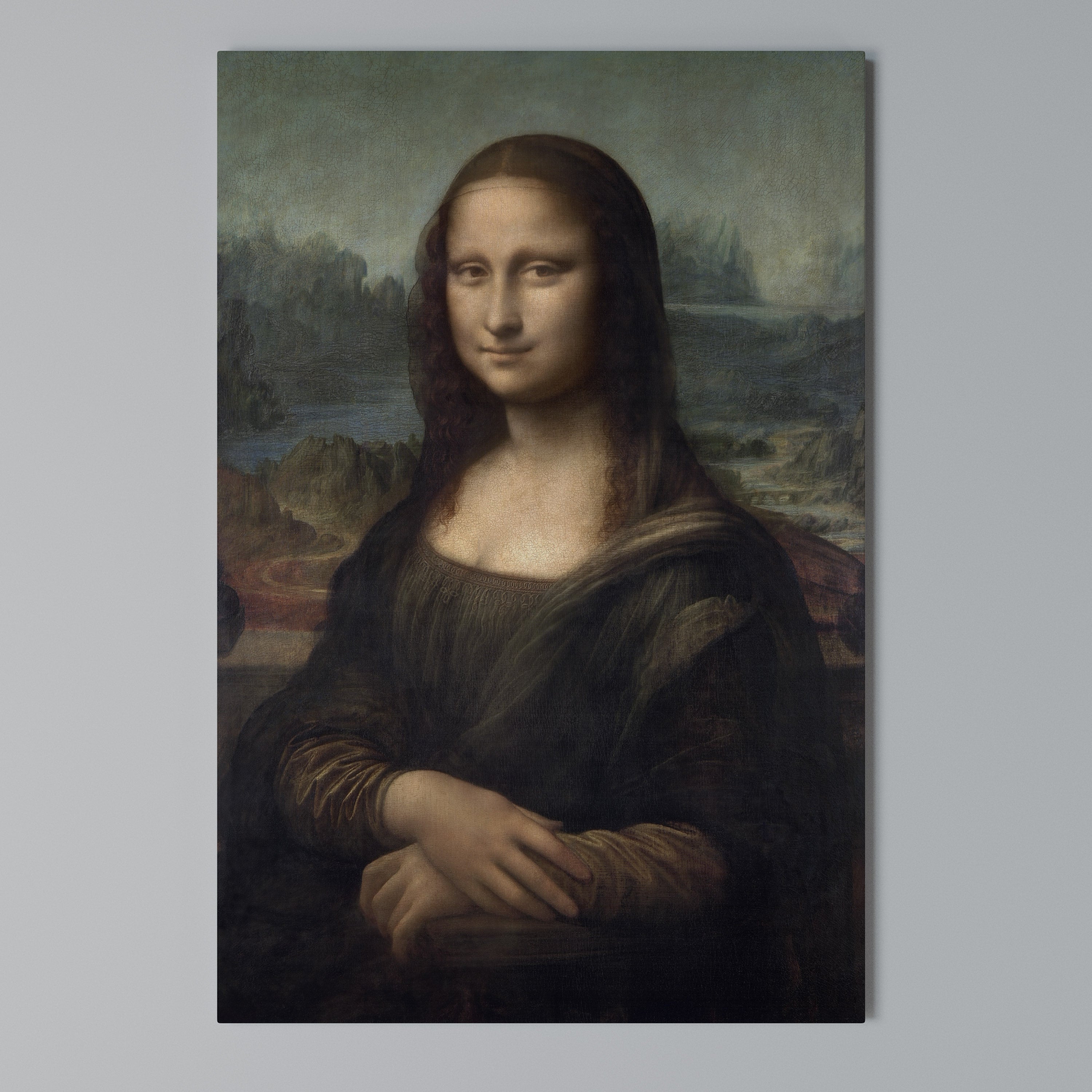 MONA LISA Cuadro en lienzo vertical
