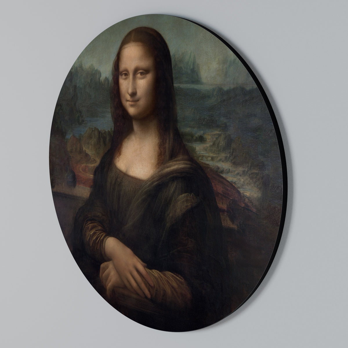 MONA LISA Arte de pared redondo