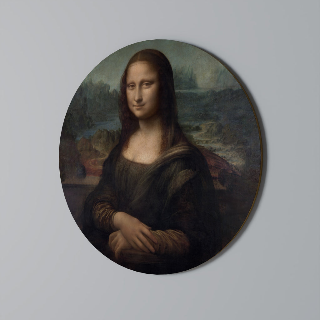 Arte de pared redondo MONA LISA