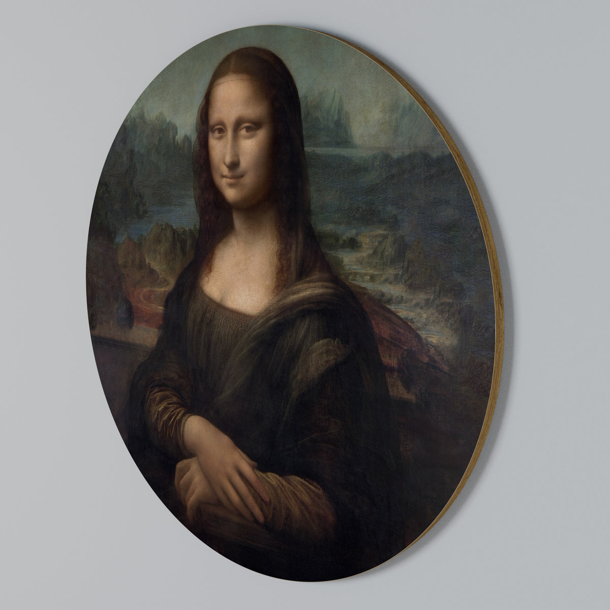 MONA LISA Arte de pared redondo