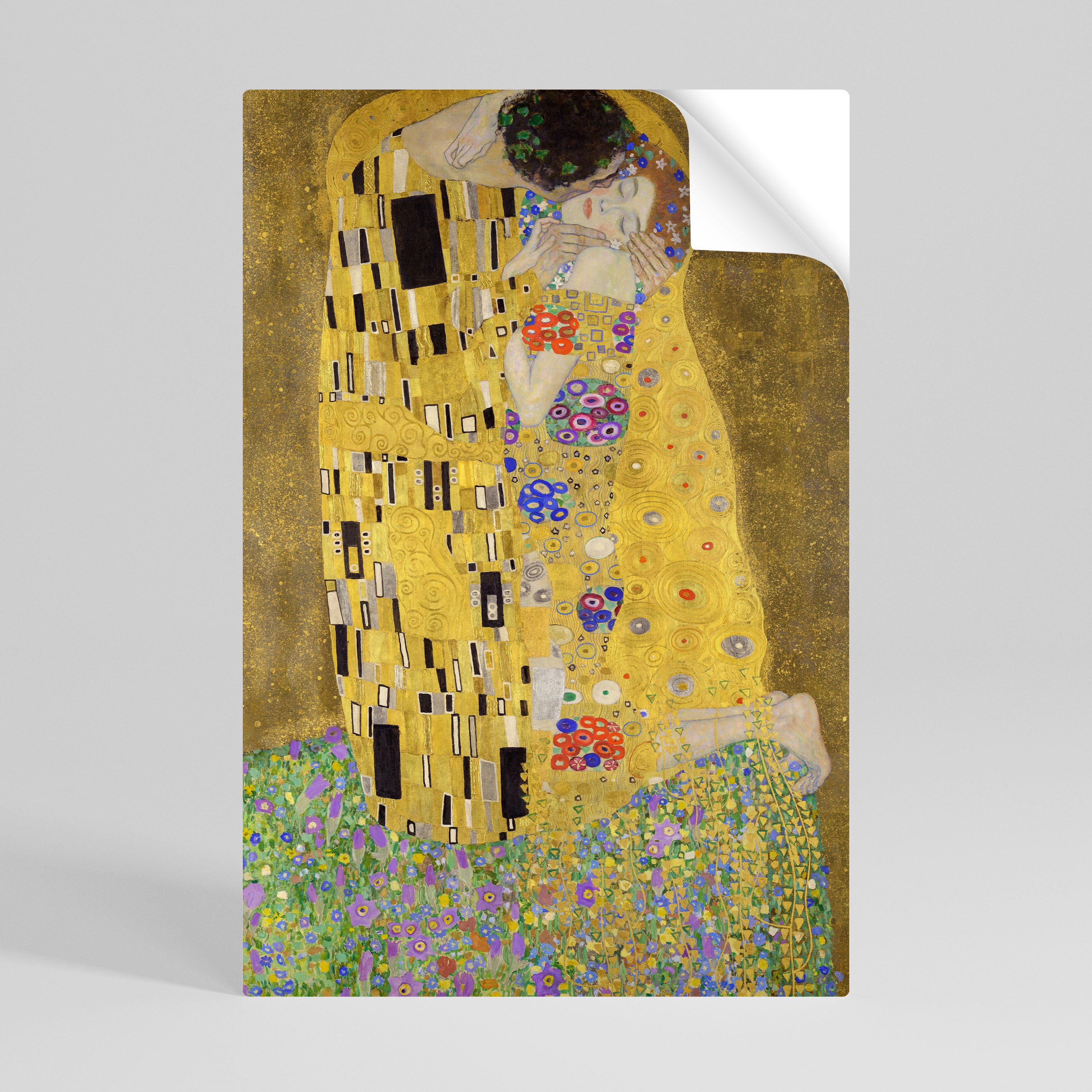 Póster vertical autoadhesivo EL BESO