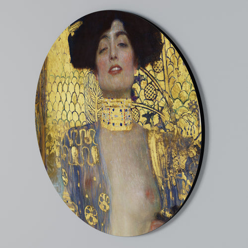 JUDITH & HOLOFERNES Arte de pared redondo