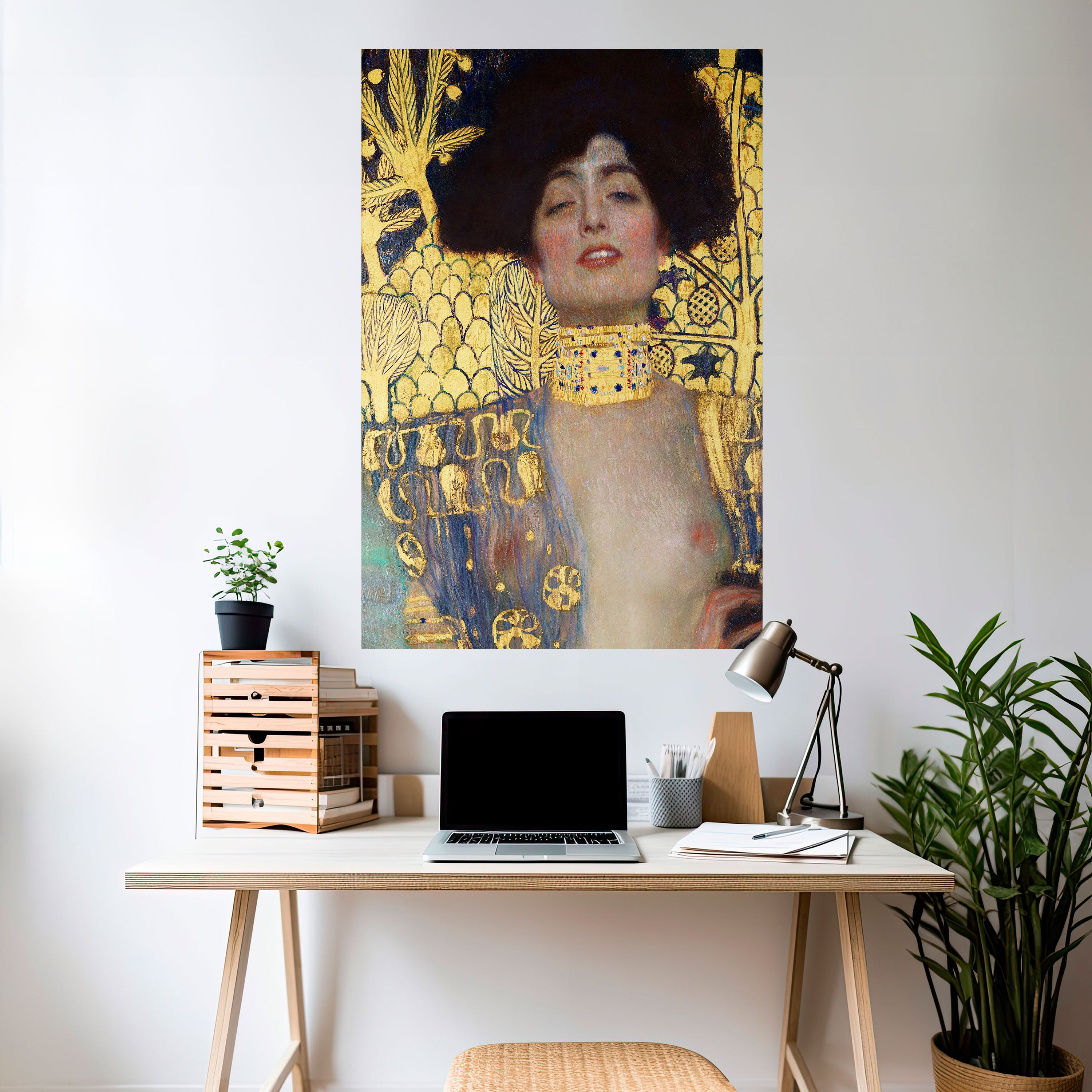 Póster vertical autoadhesivo de Judith y Holofernes