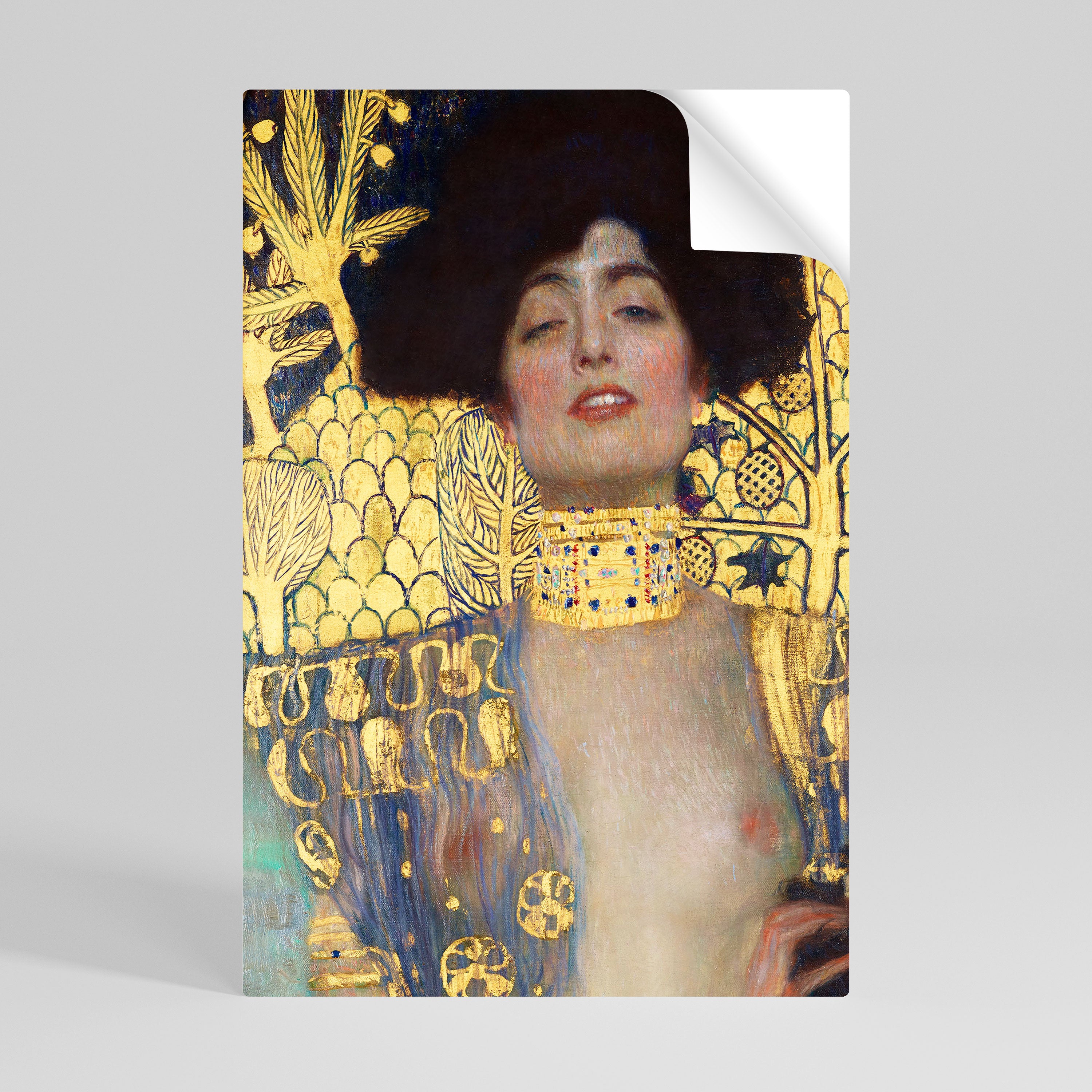 Póster vertical autoadhesivo de Judith y Holofernes
