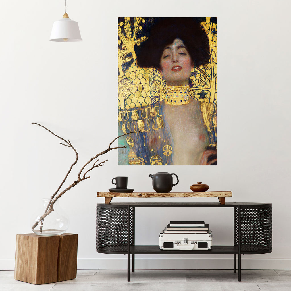 Póster vertical autoadhesivo de Judith y Holofernes