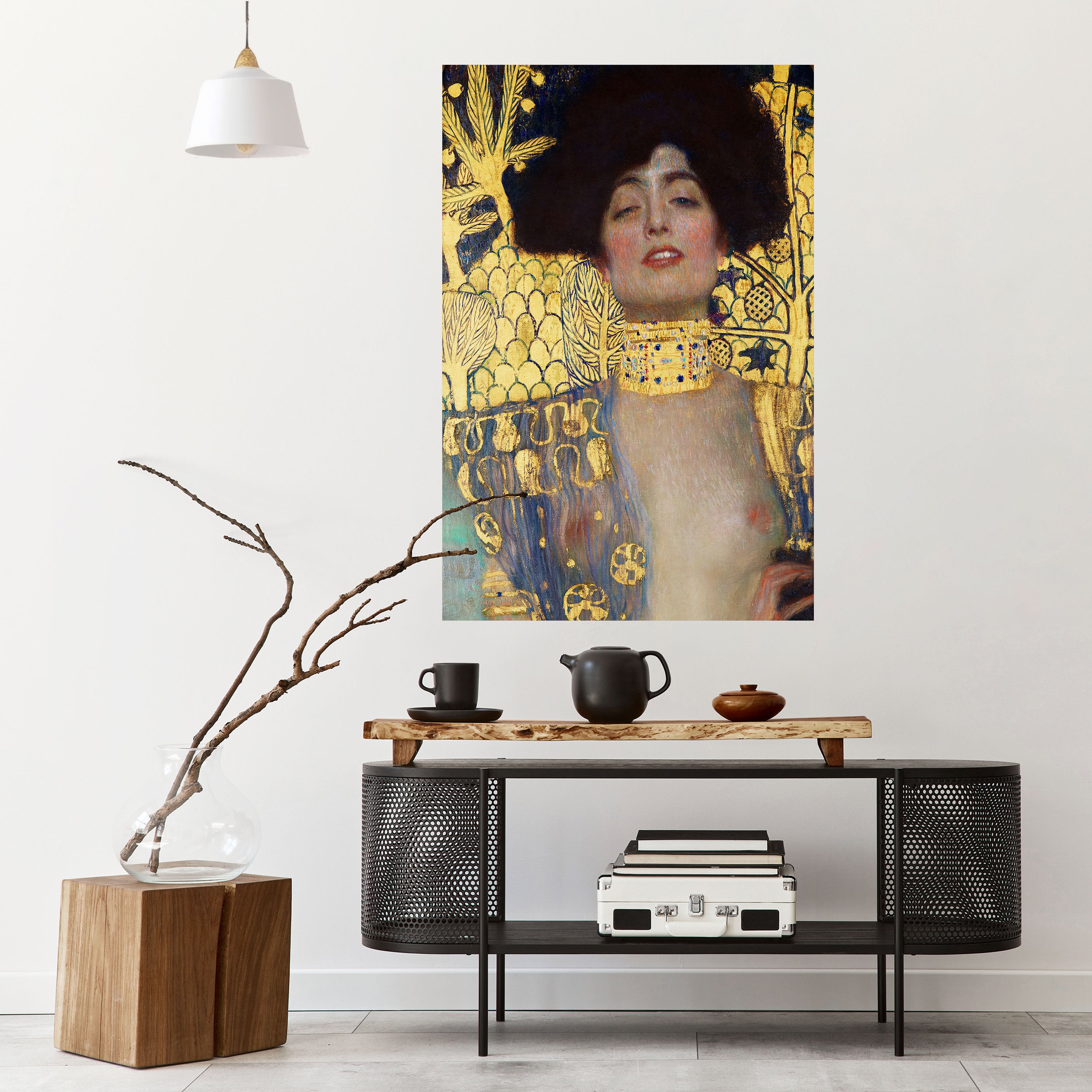 Póster vertical autoadhesivo de Judith y Holofernes
