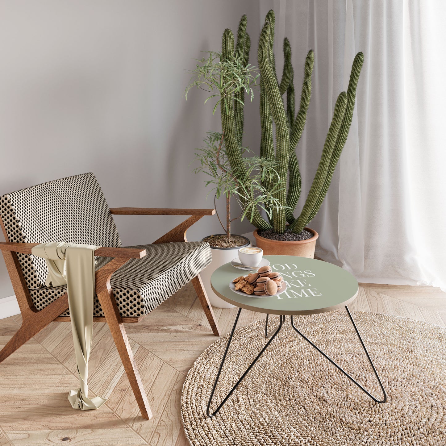 GOOD THINGS TAKE TIME Coffee Table