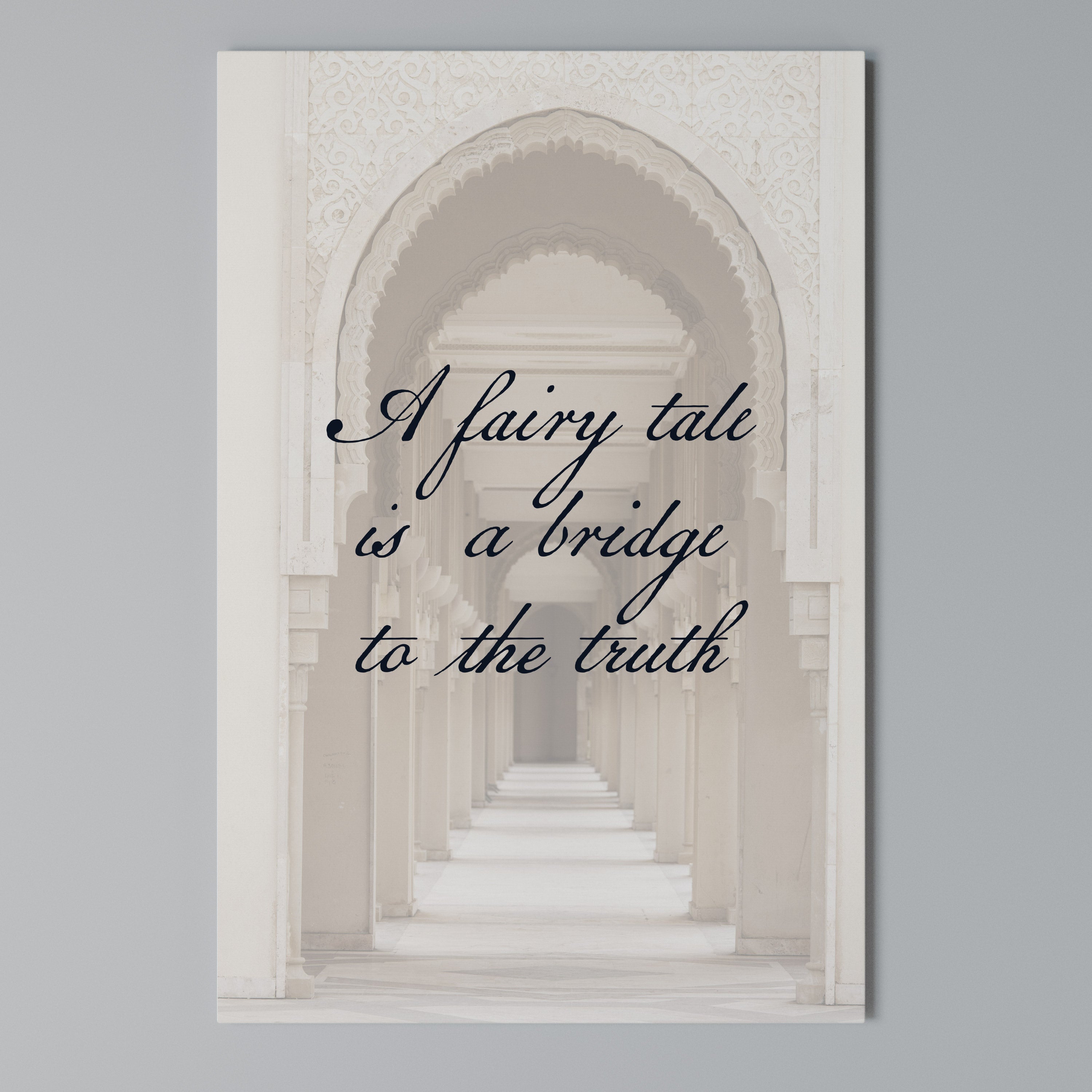 DREAMLIKE PASSAGE Cuadro en lienzo vertical