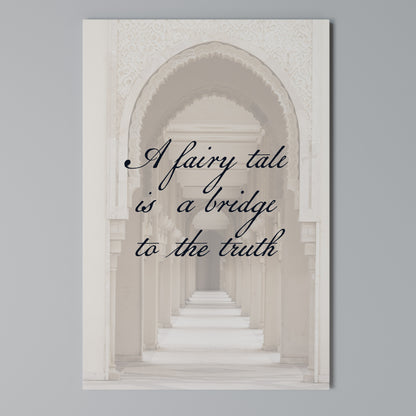 DREAMLIKE PASSAGE Vertical Canvas Print