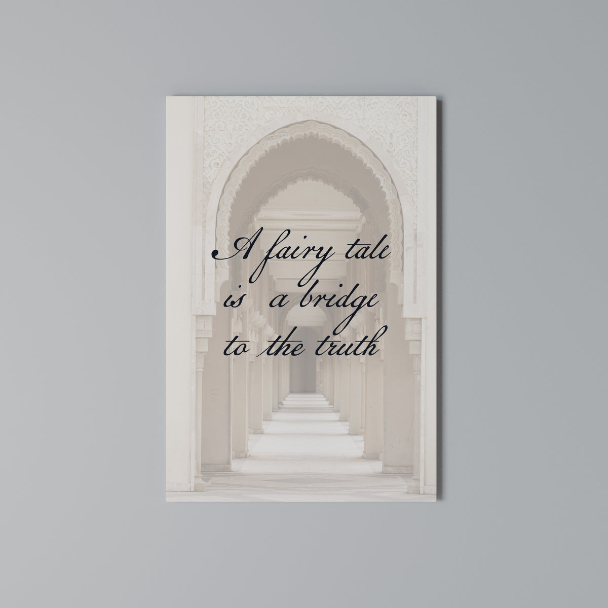 DREAMLIKE PASSAGE Vertical Canvas Print