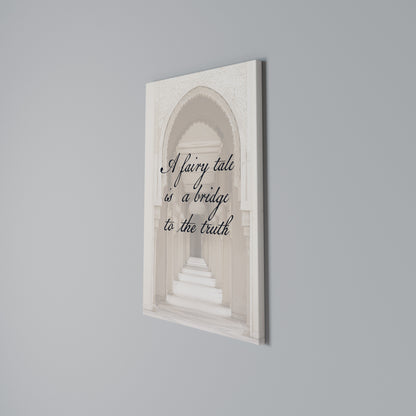 DREAMLIKE PASSAGE Vertical Canvas Print
