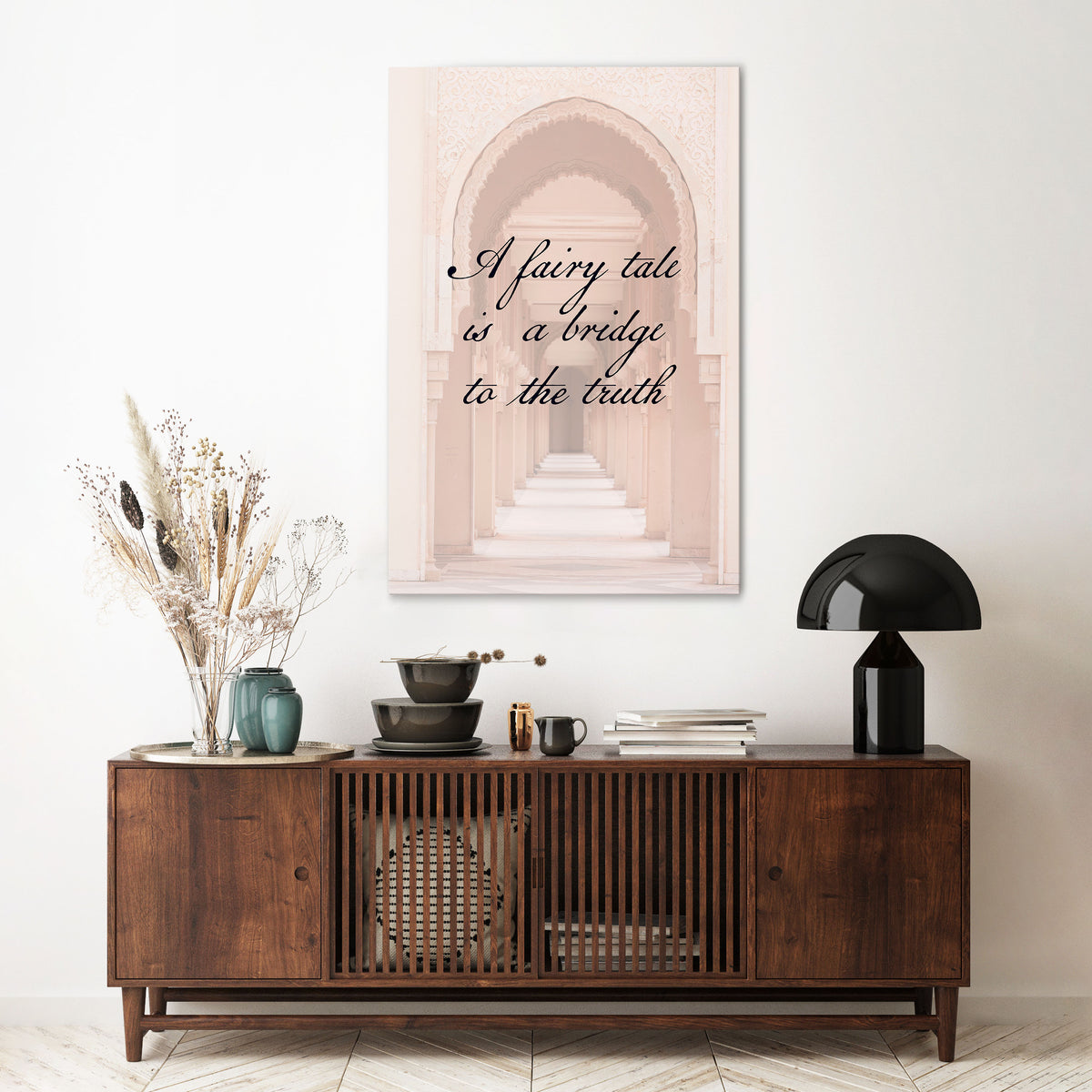 DREAMLIKE PASSAGE Vertical Canvas Print