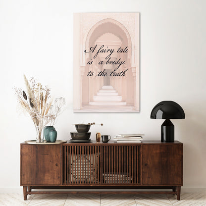 DREAMLIKE PASSAGE Vertical Canvas Print