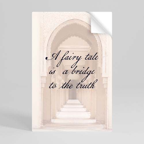 DREAMLIKE PASSAGE Póster adhesivo vertical