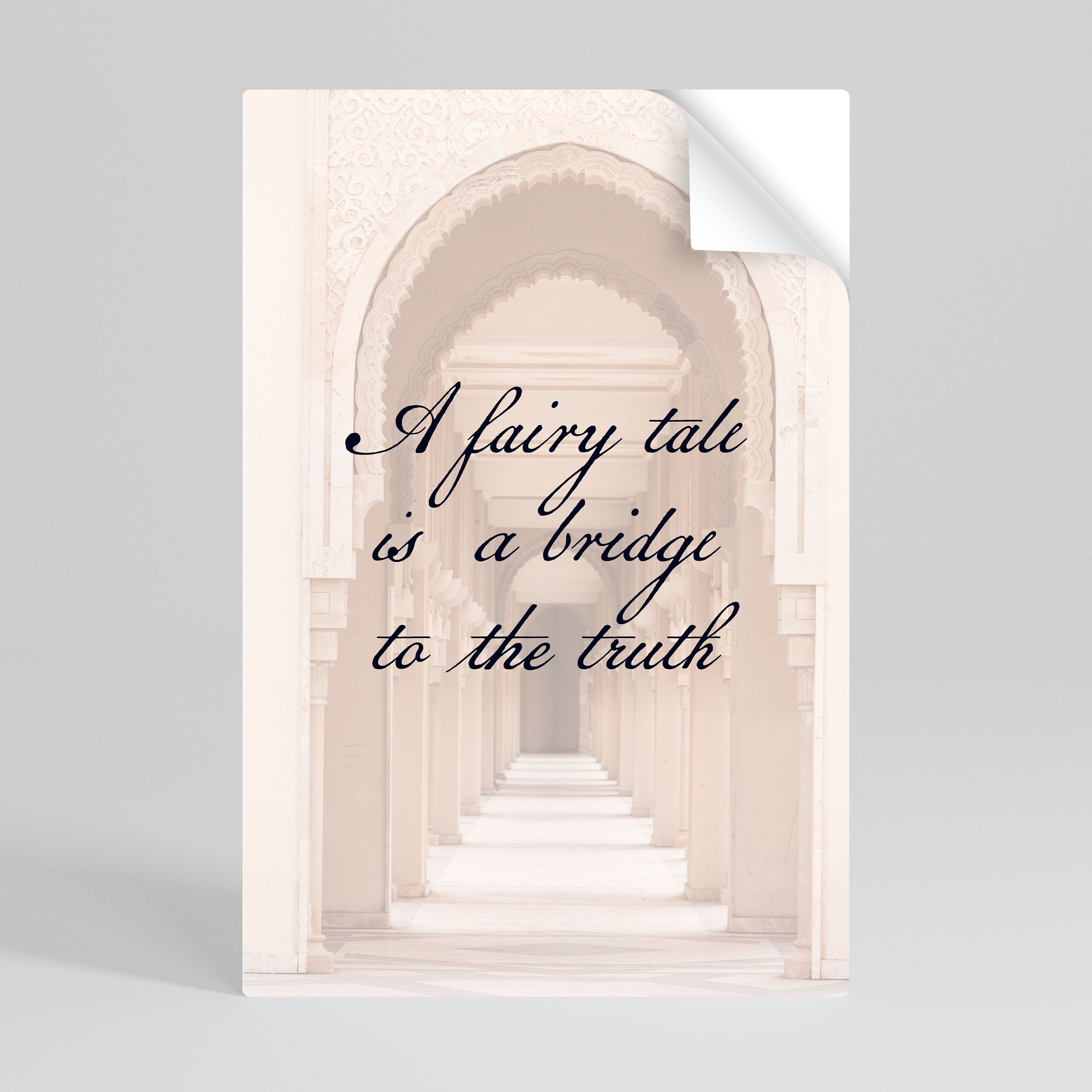 DREAMLIKE PASSAGE Póster adhesivo vertical