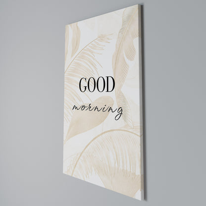 MORNING MIST MAGIC Cuadro en lienzo vertical