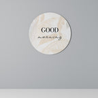 MORNING MIST MAGIC Round Wall Art