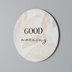 MORNING MIST MAGIC Round Wall Art