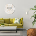 MORNING MIST MAGIC Round Wall Art