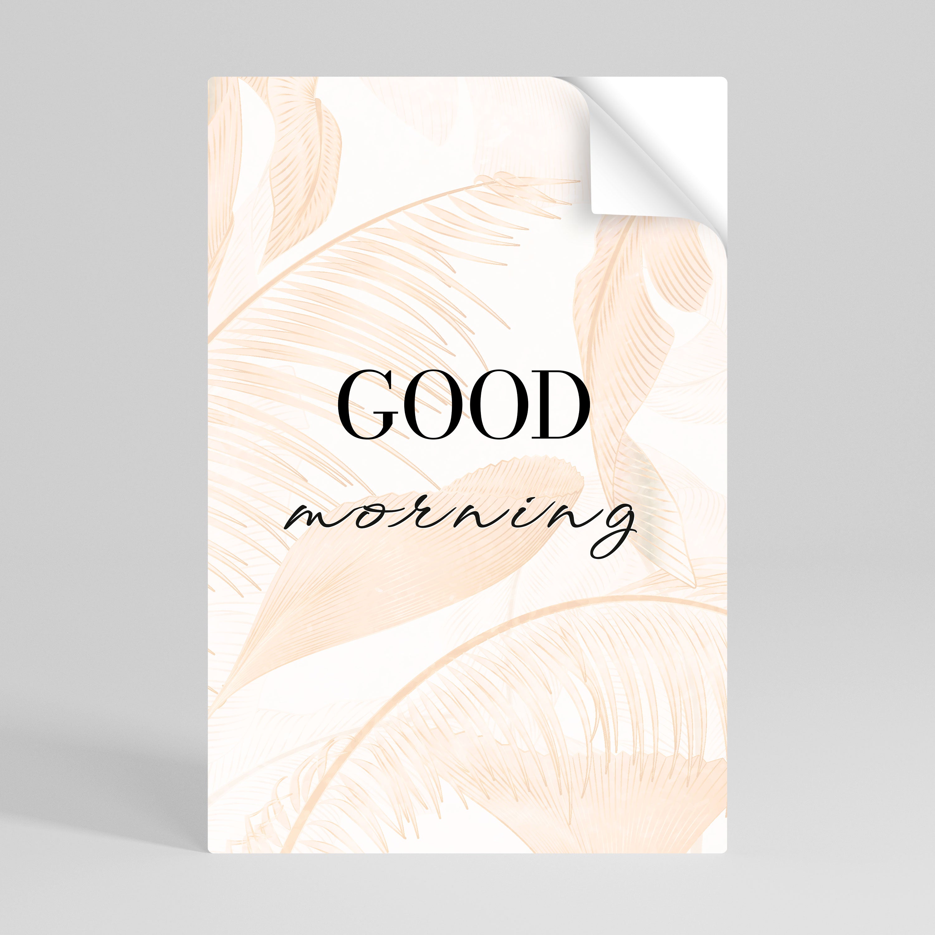 MORNING MIST MAGIC Póster adhesivo vertical