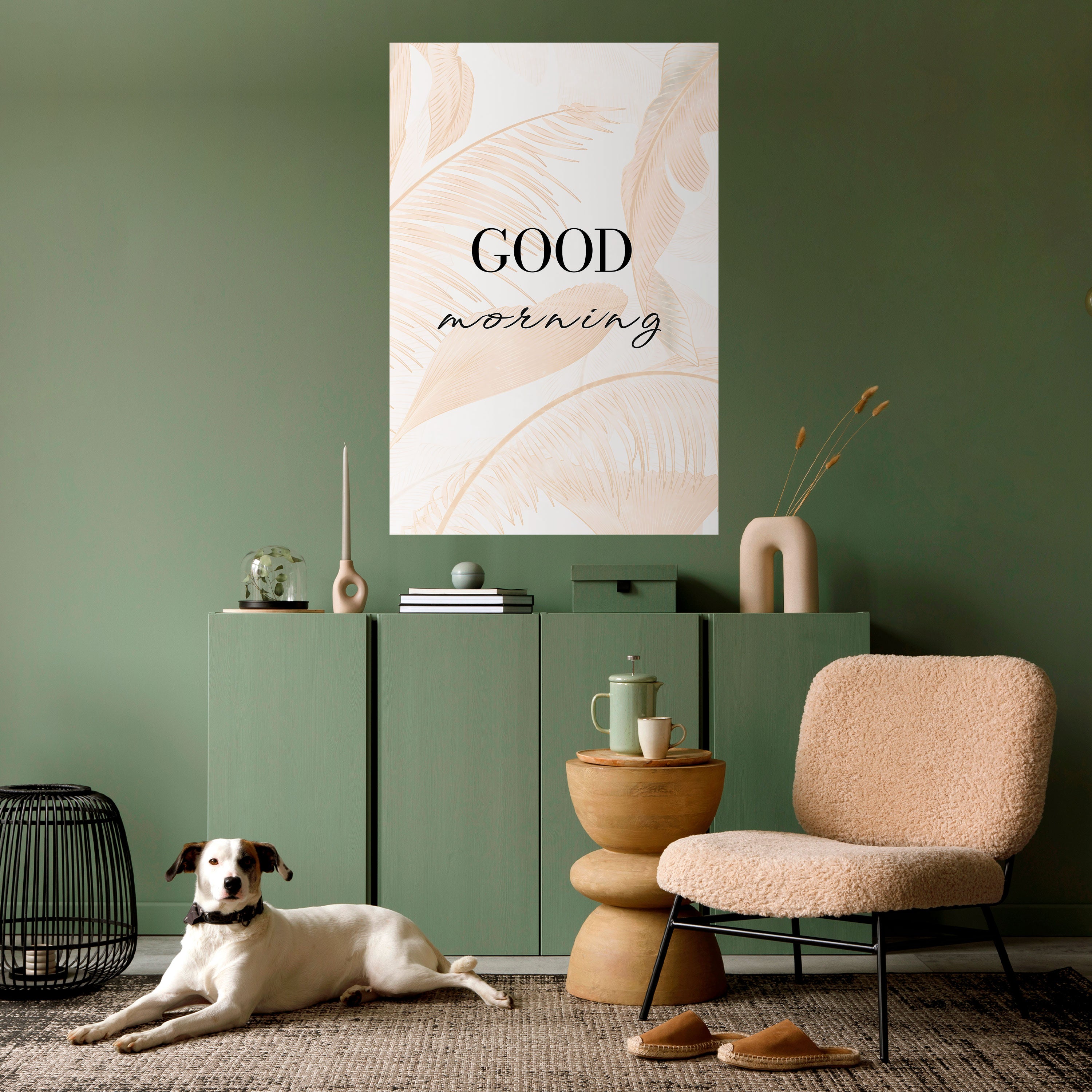 MORNING MIST MAGIC Peel and Stick Vertical Poster