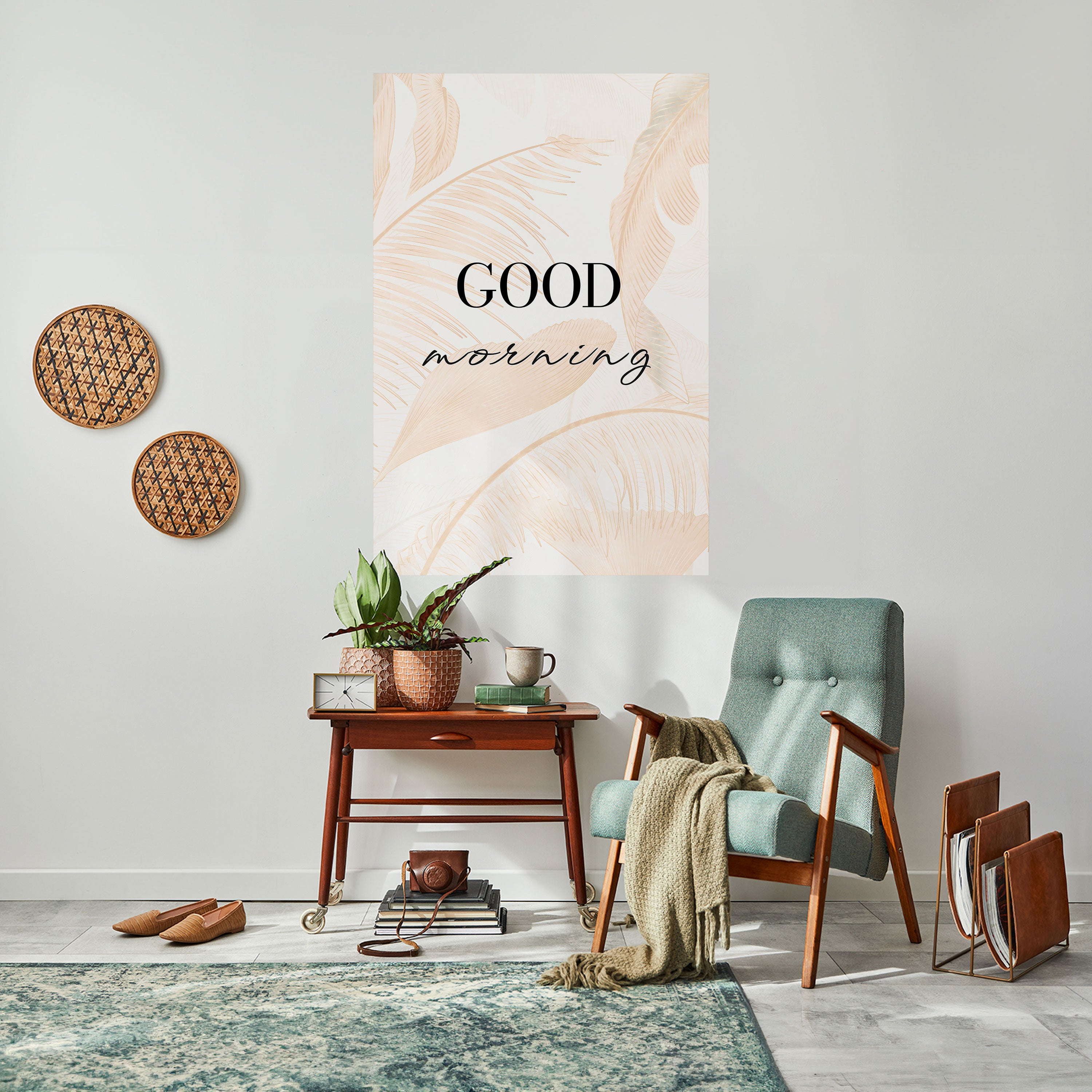 MORNING MIST MAGIC Peel and Stick Vertical Poster
