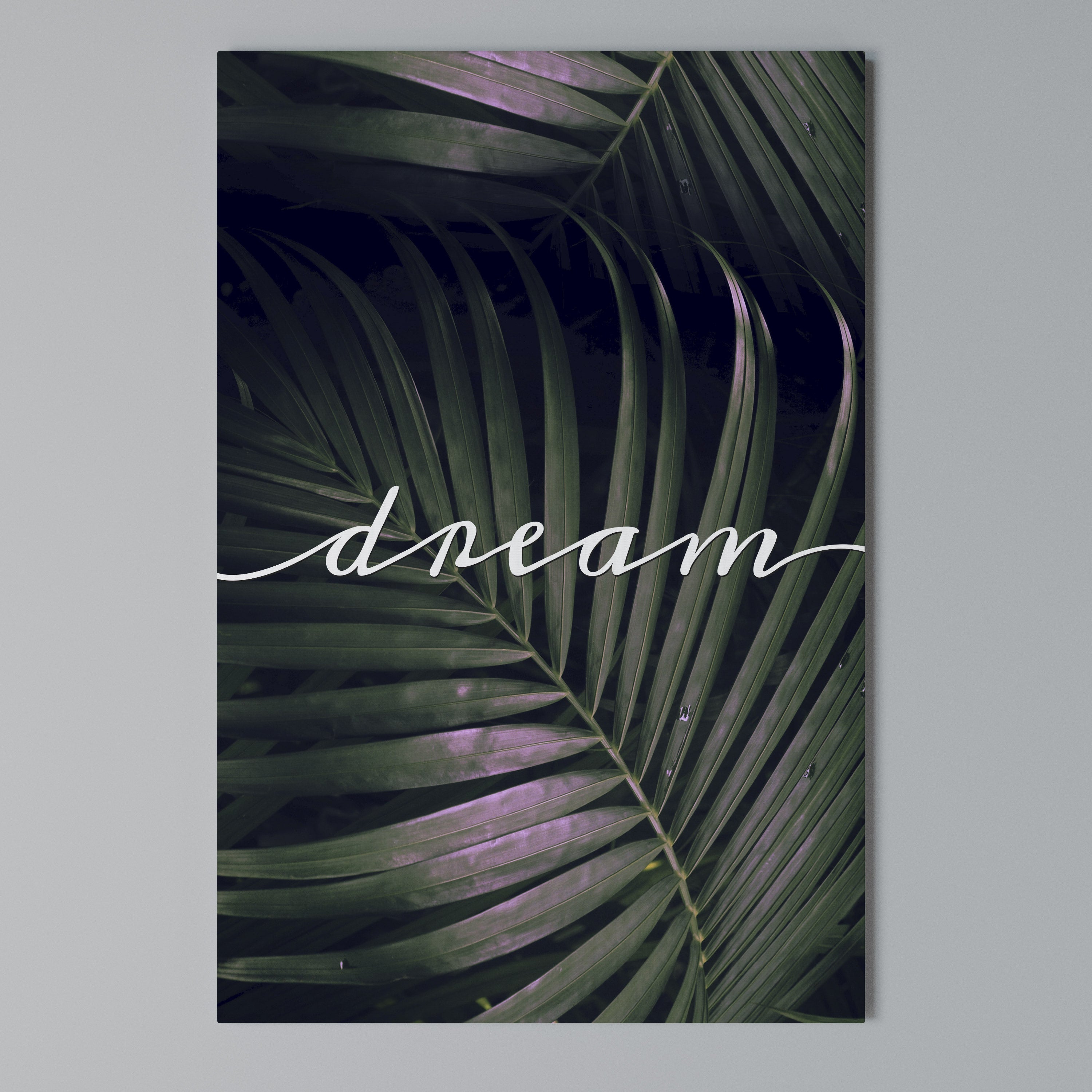 LUSH DREAMSCAPE Cuadro en lienzo vertical