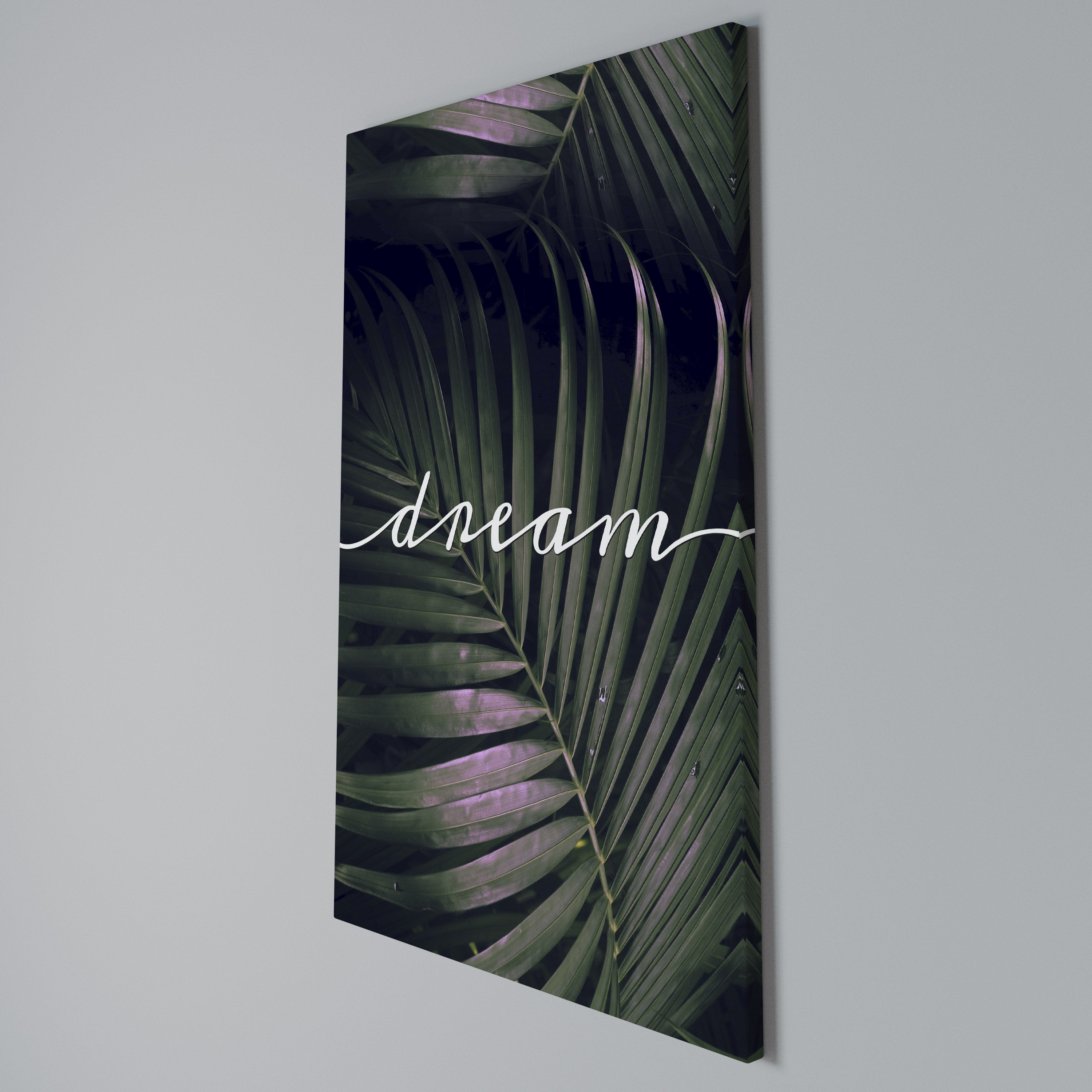 LUSH DREAMSCAPE Cuadro en lienzo vertical