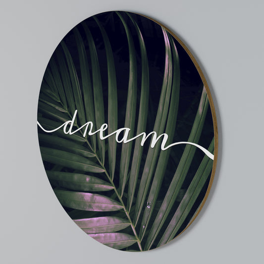 LUSH DREAMSCAPE Arte de pared redondo