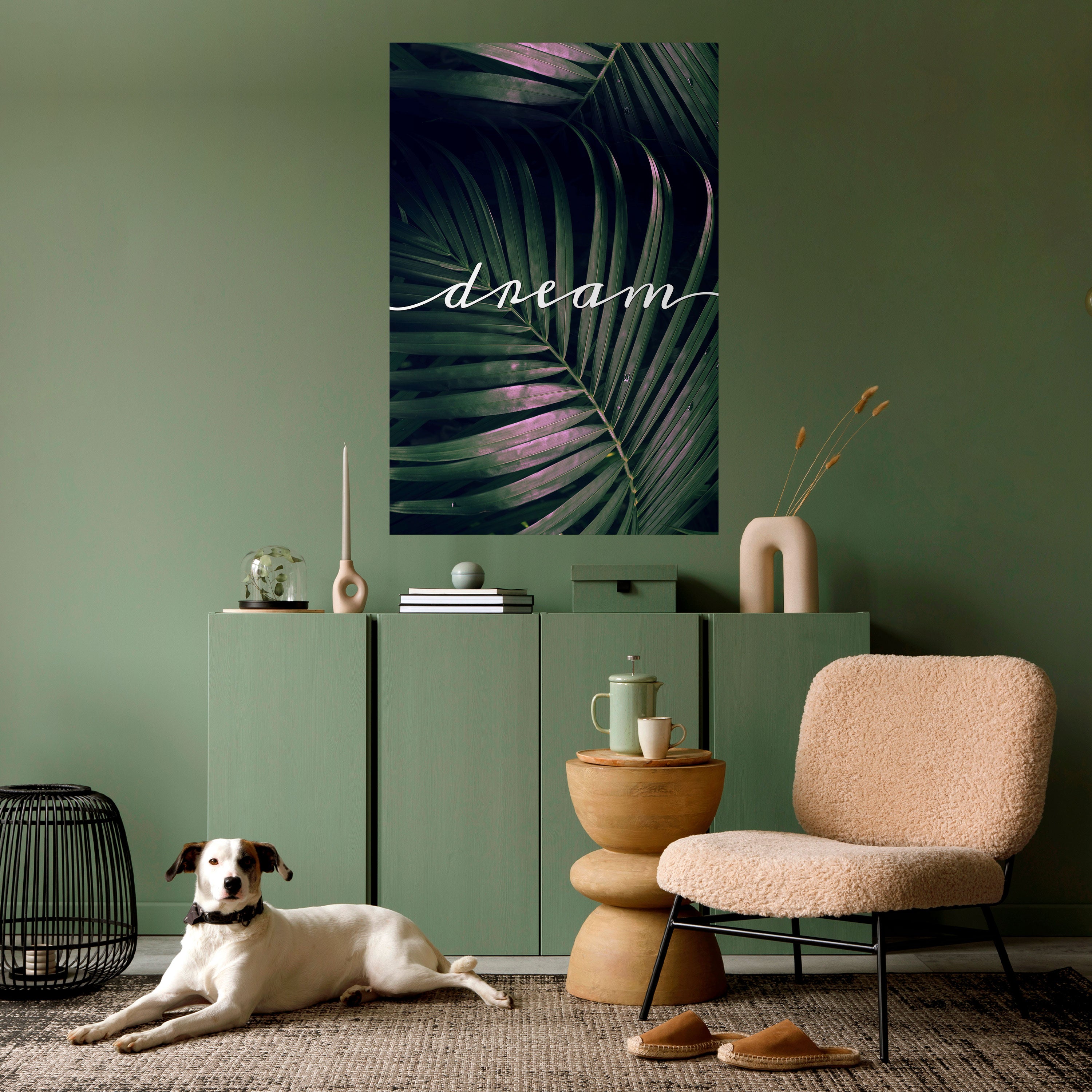 LUSH DREAMSCAPE Peel and Stick Vertical Poster