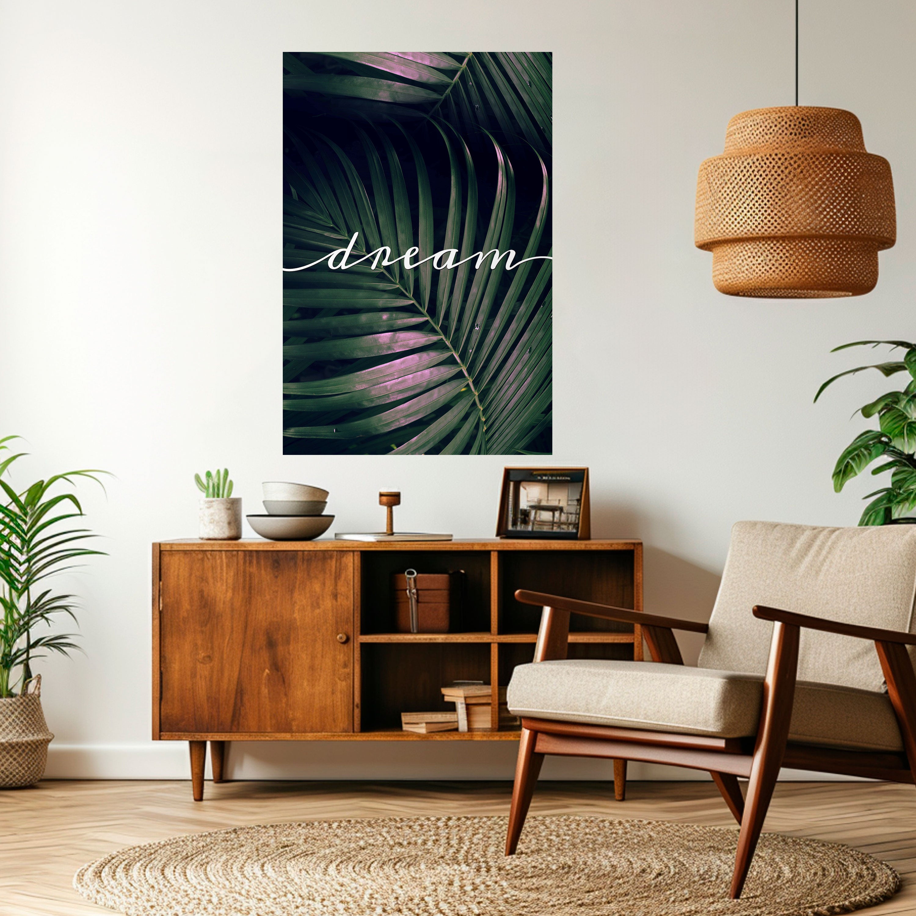 LUSH DREAMSCAPE Peel and Stick Vertical Poster