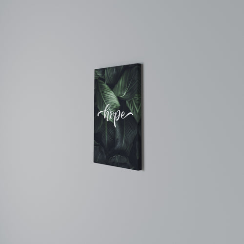 GREEN WHISPERS OF HOPE Cuadro en lienzo vertical