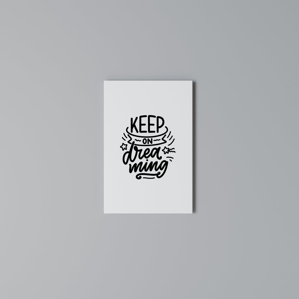 KEEP ON DREAMING Cuadro en lienzo vertical