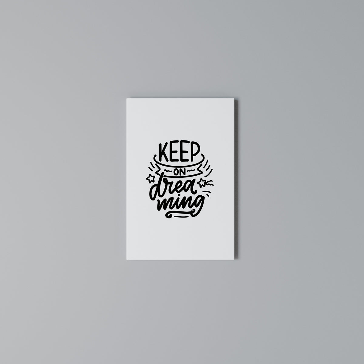 KEEP ON DREAMING Cuadro en lienzo vertical