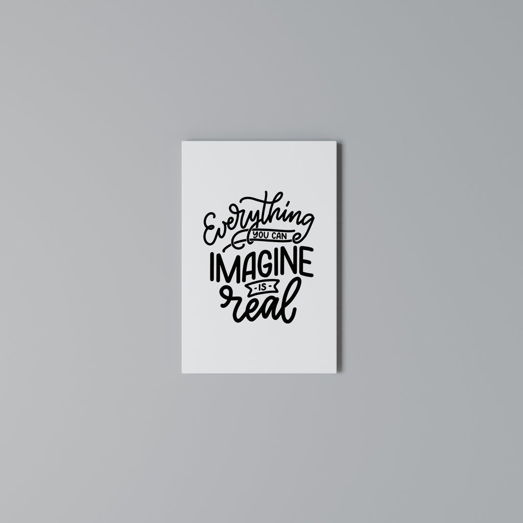 DREAMS BECOME REALITY Cuadro en lienzo vertical