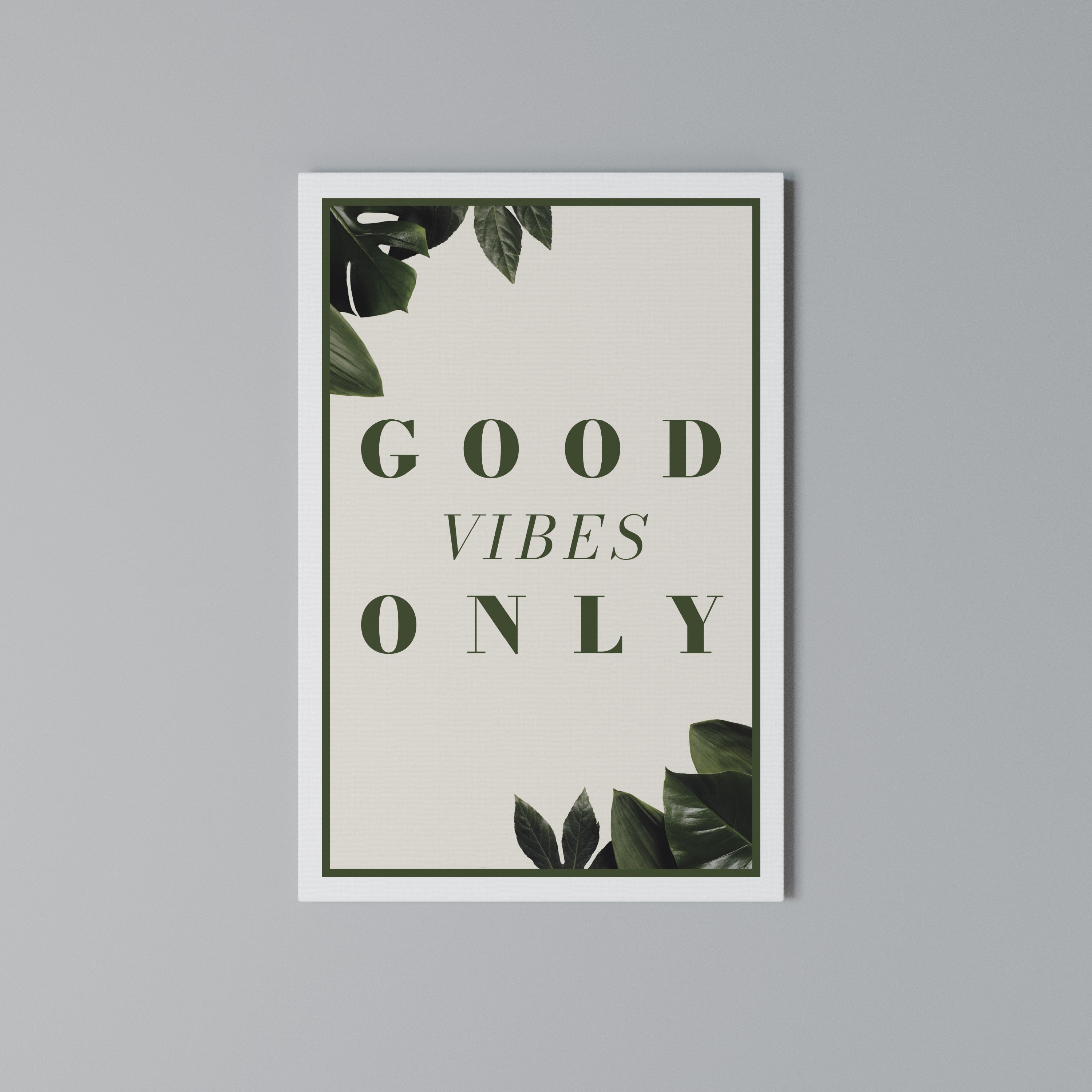 NATURE'S POSITIVE ENERGY Cuadro en lienzo vertical