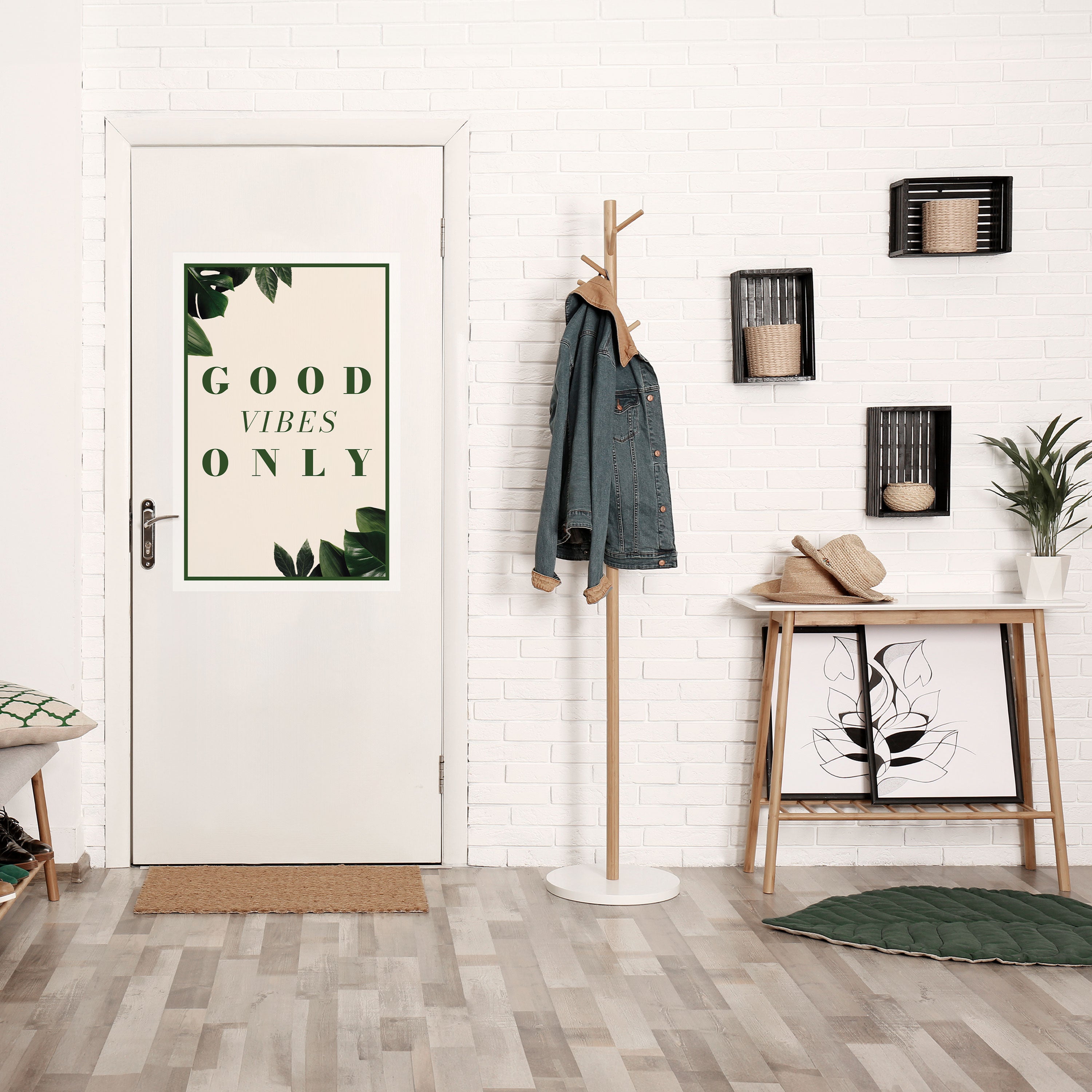ENERGÍA POSITIVA DE LA NATURALEZA Póster vertical autoadhesivo
