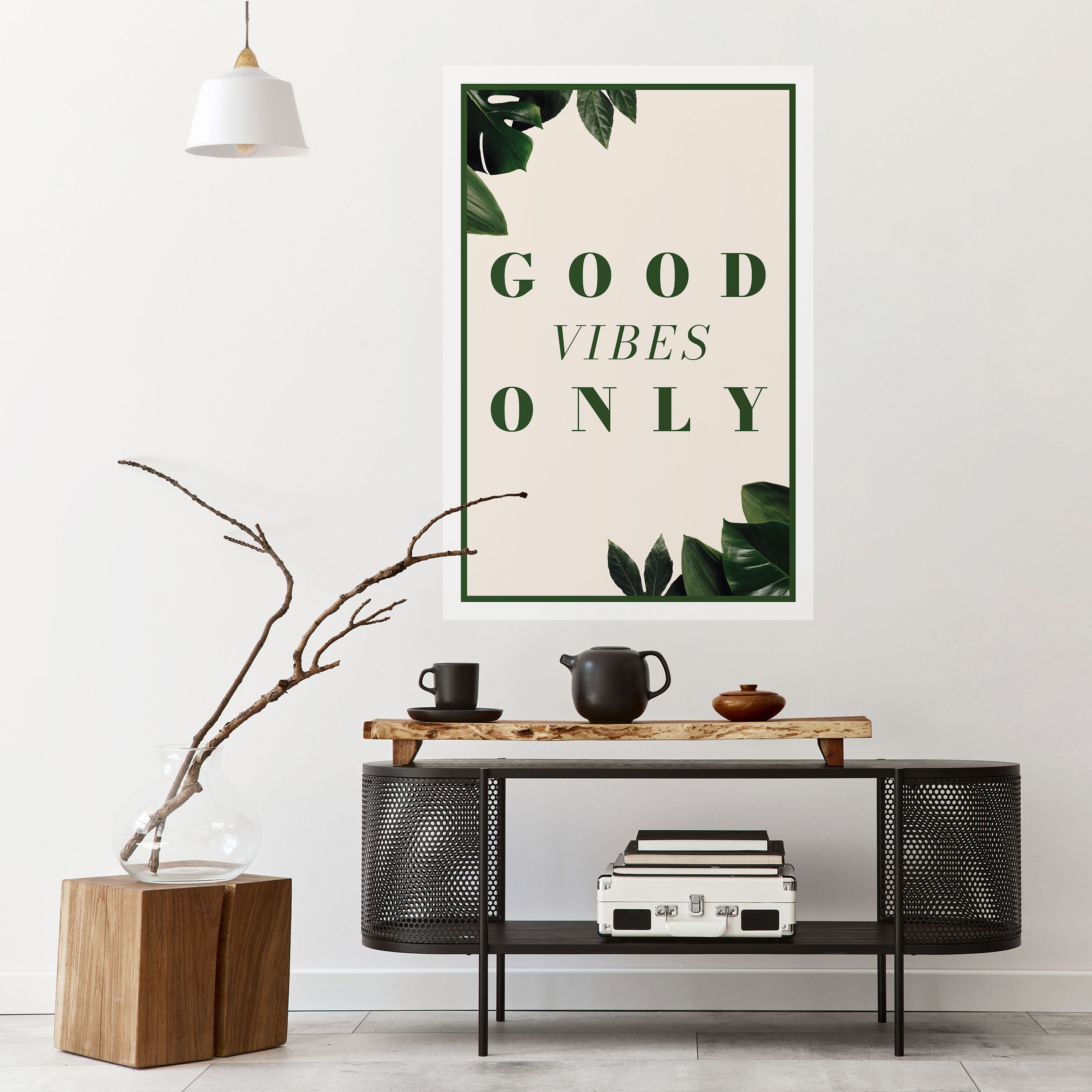 ENERGÍA POSITIVA DE LA NATURALEZA Póster vertical autoadhesivo