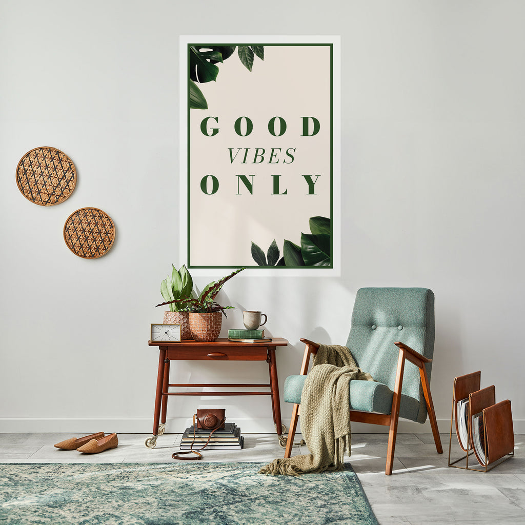 NATURE'S POSITIVE ENERGY Peel and Stick Vertical Poster