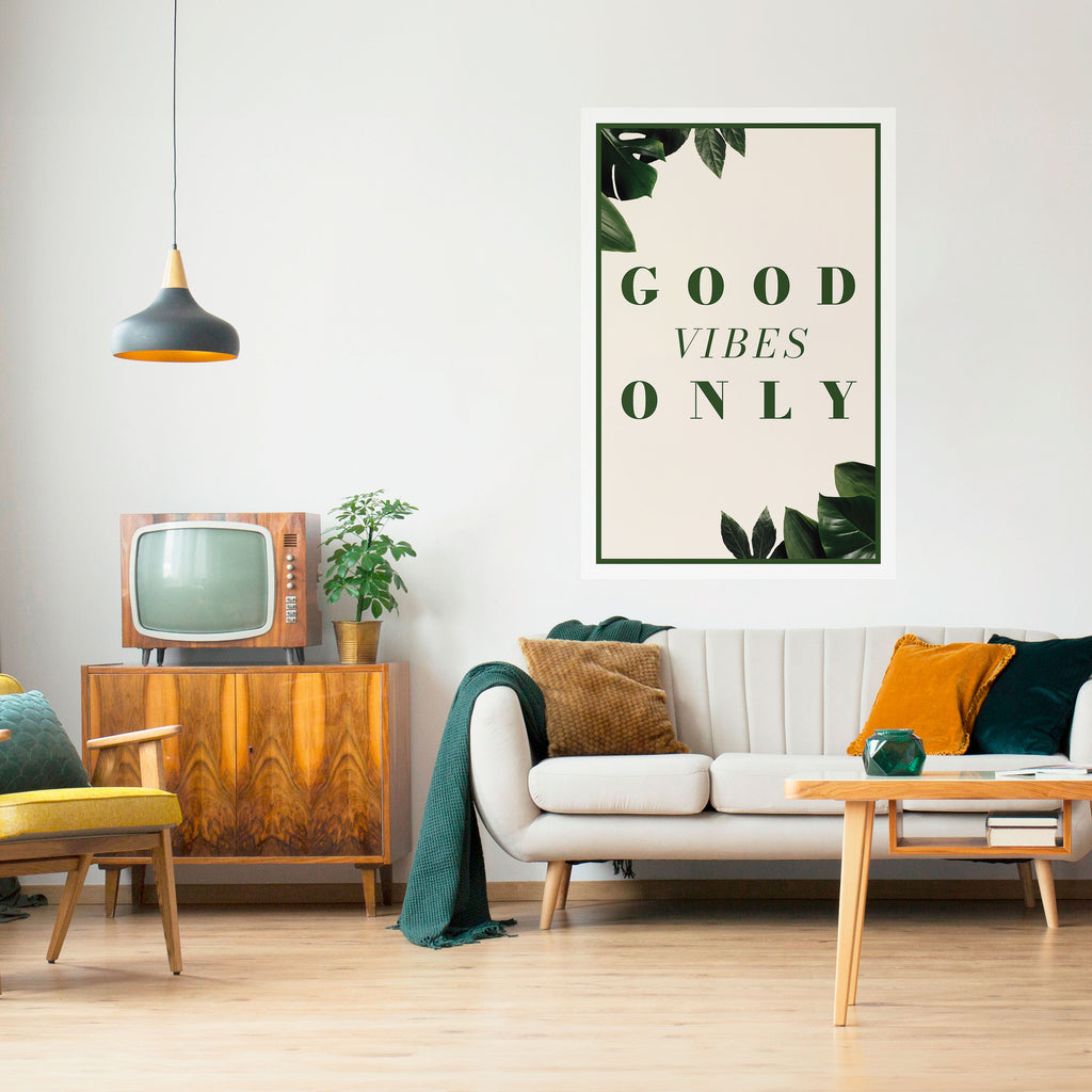NATURE'S POSITIVE ENERGY Peel and Stick Vertical Poster
