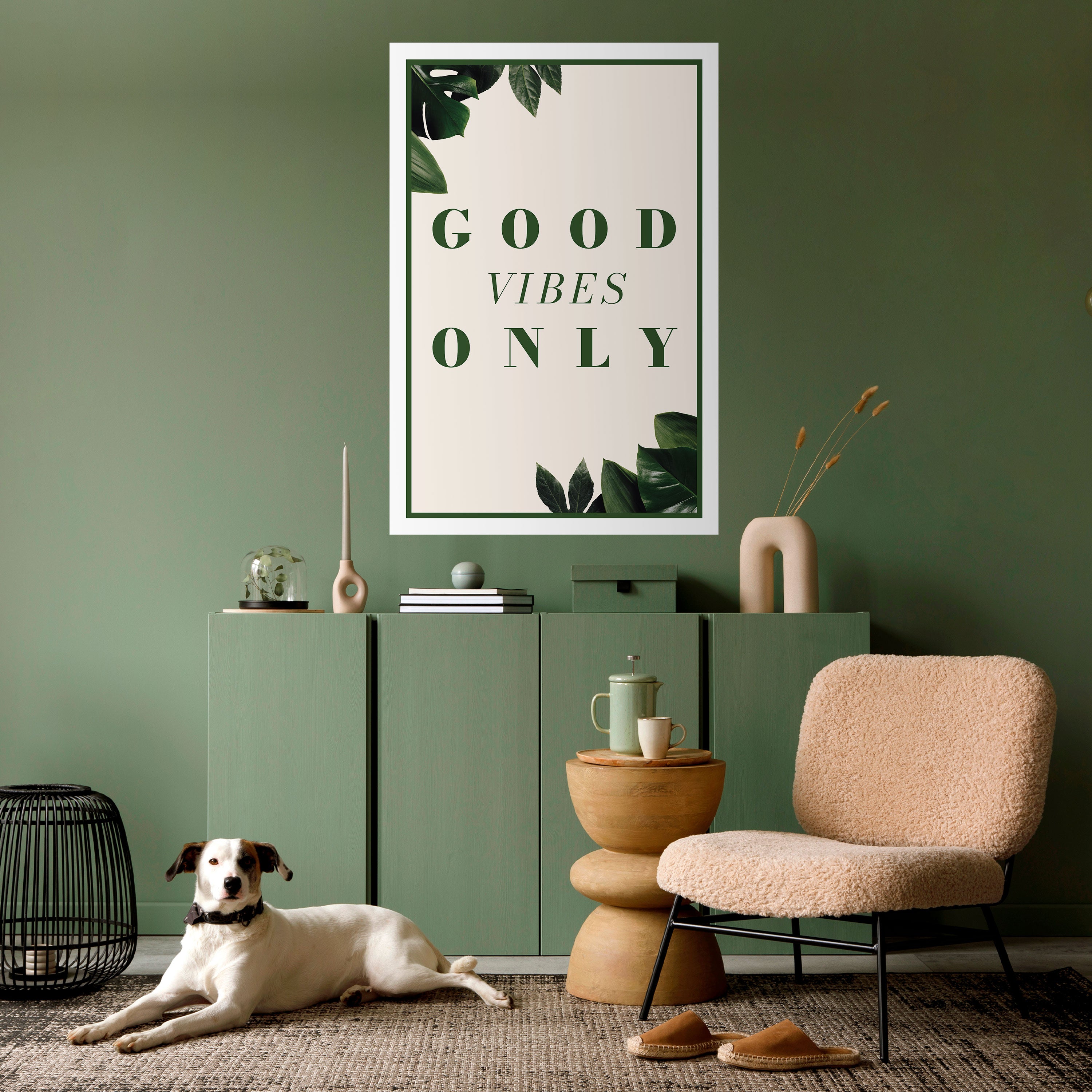ENERGÍA POSITIVA DE LA NATURALEZA Póster vertical autoadhesivo
