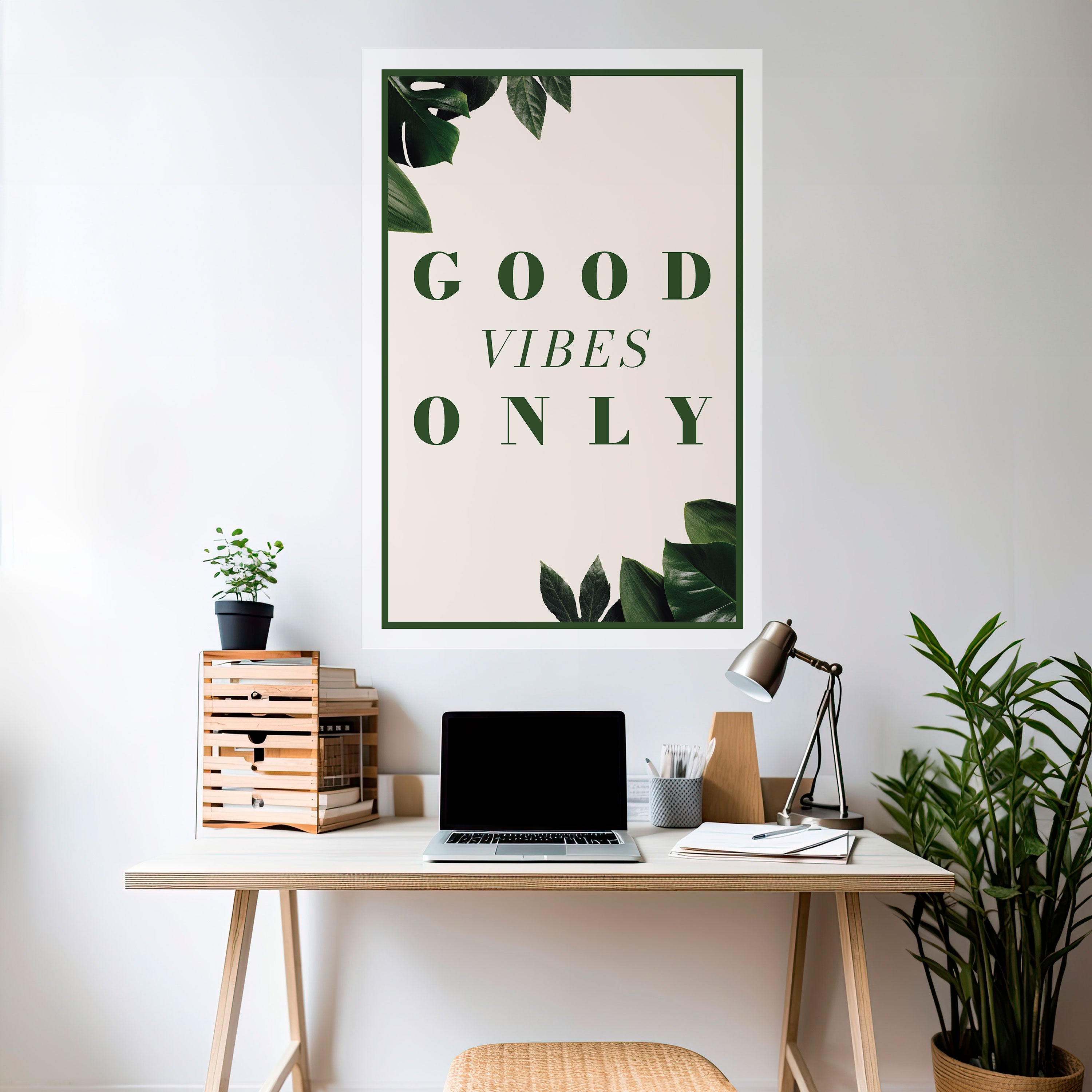 ENERGÍA POSITIVA DE LA NATURALEZA Póster vertical autoadhesivo