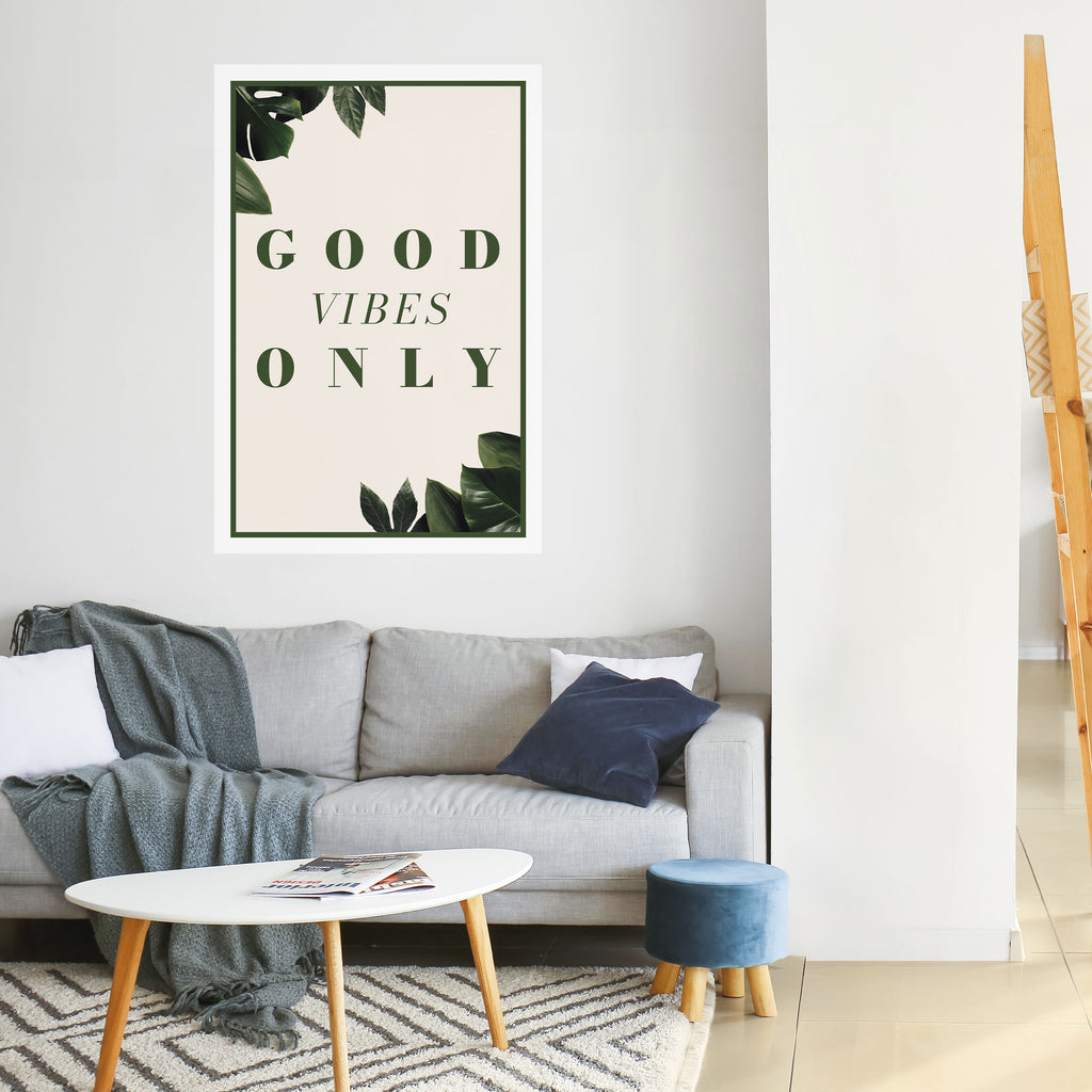 NATURE'S POSITIVE ENERGY Peel and Stick Vertical Poster