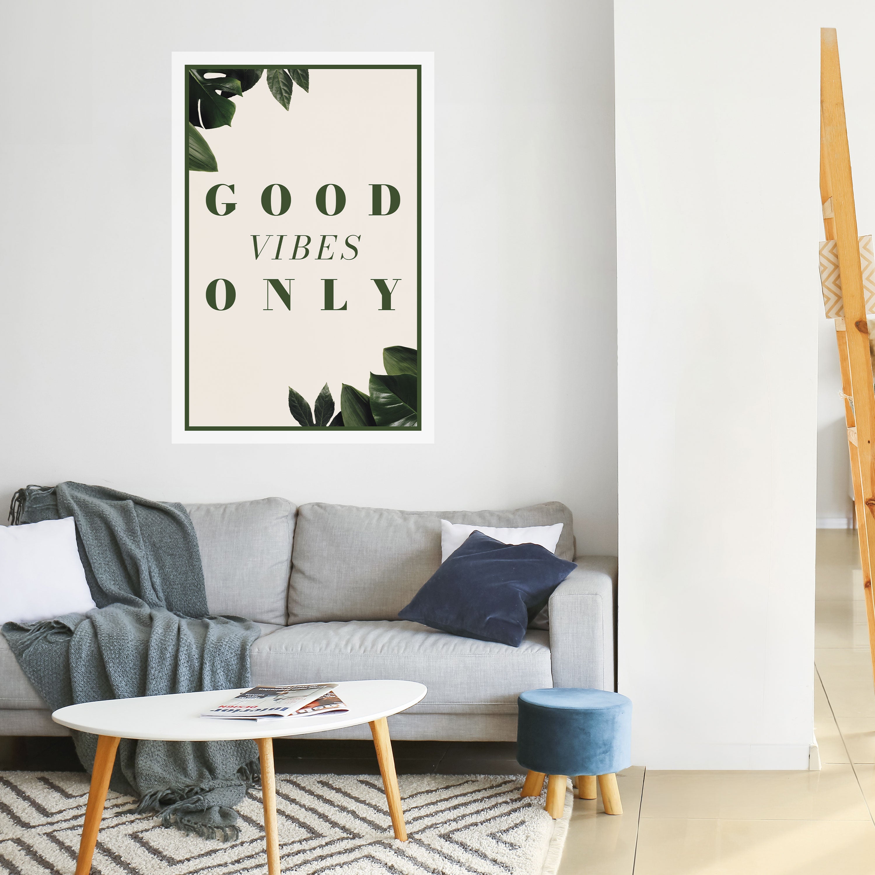 ENERGÍA POSITIVA DE LA NATURALEZA Póster vertical autoadhesivo