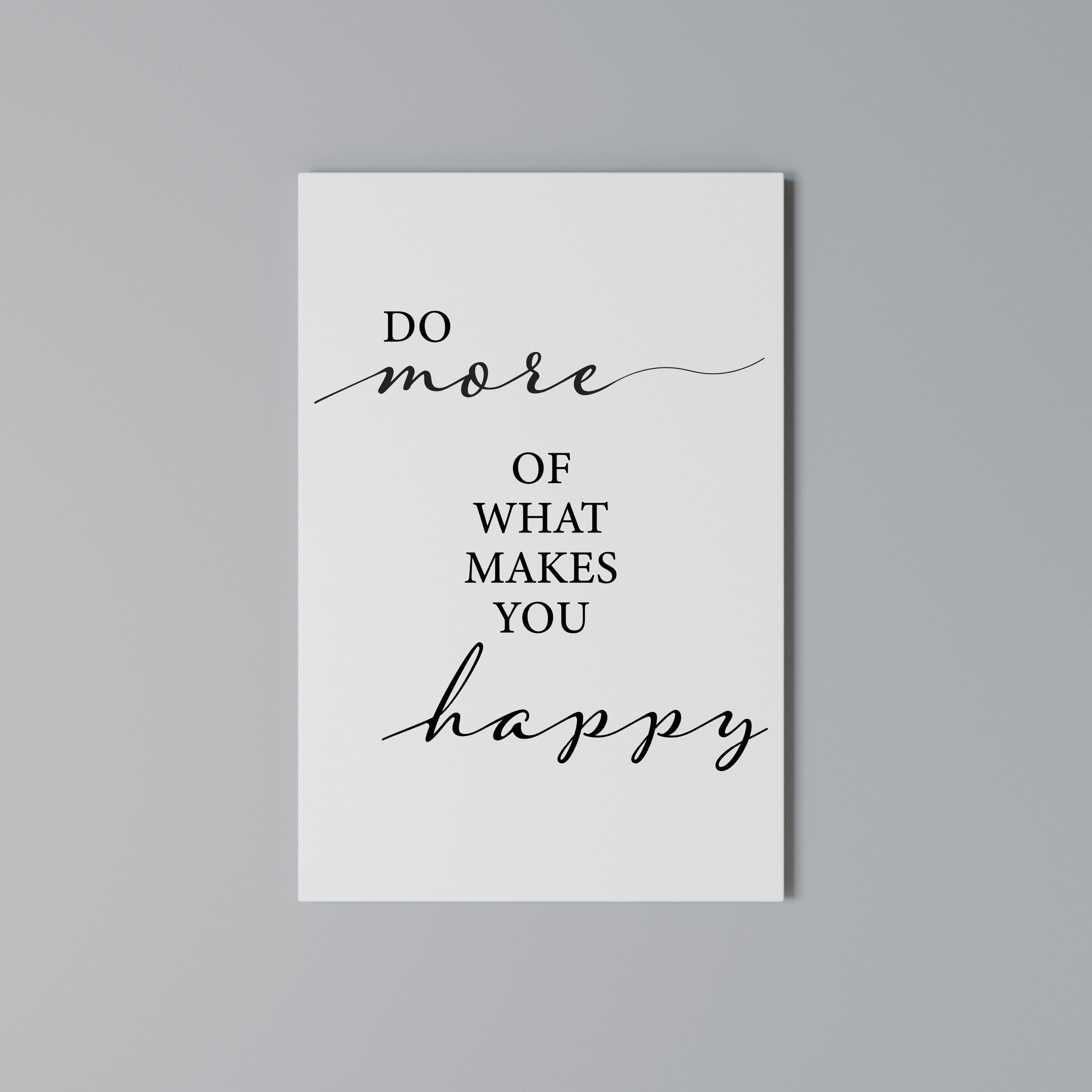 PURSUIT OF JOY Cuadro en lienzo vertical