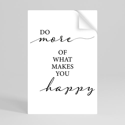 PURSUIT OF JOY Peel and Stick Vertical Poster