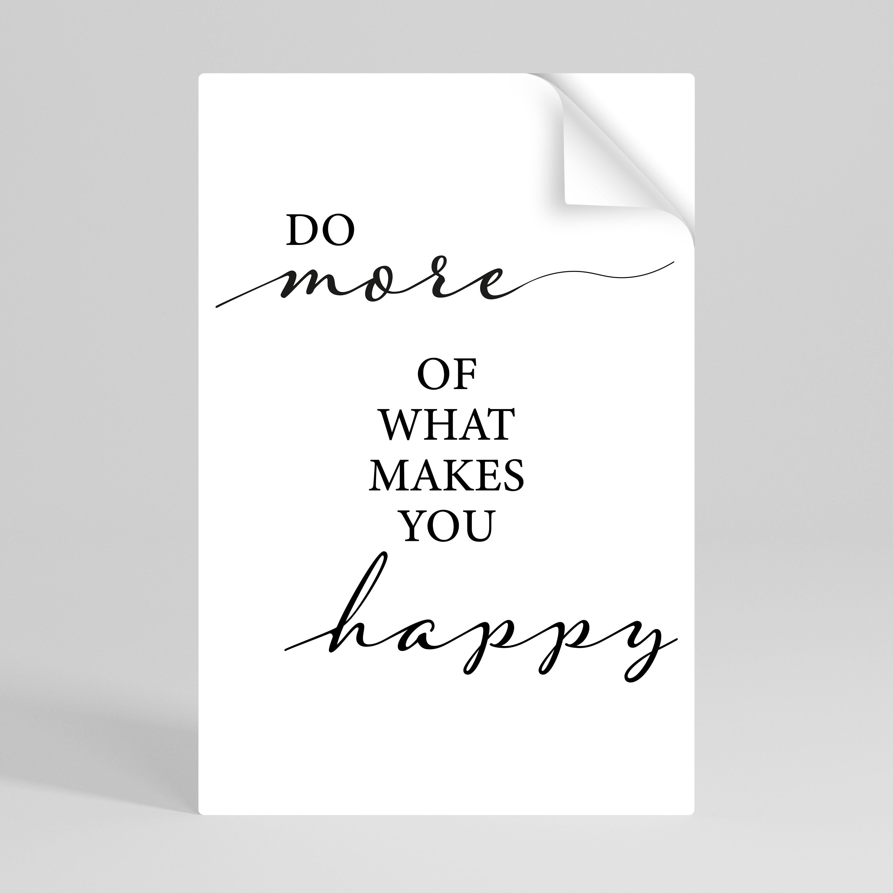 PURSUIT OF JOY Póster adhesivo vertical