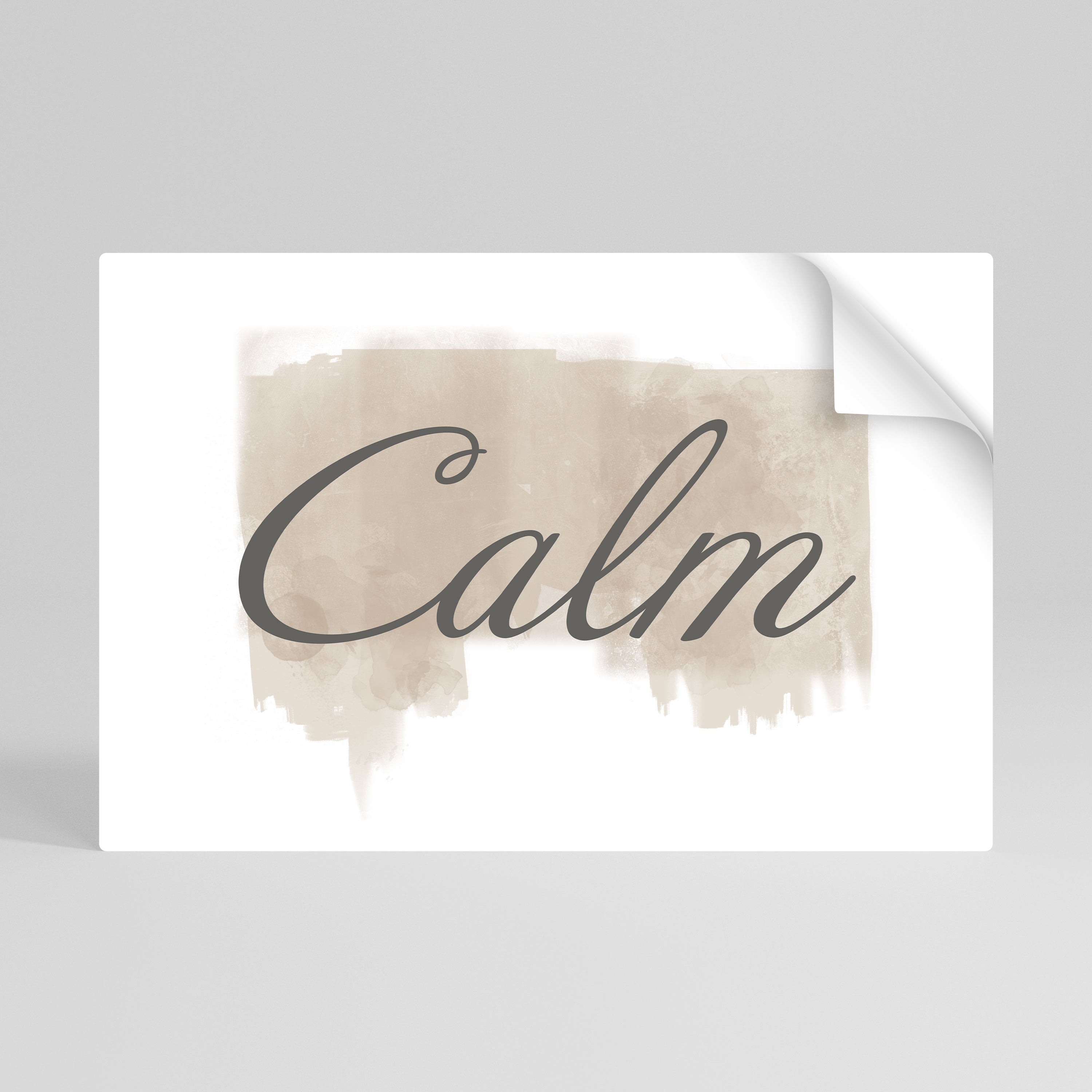 STILLNESS IN ART Póster adhesivo horizontal